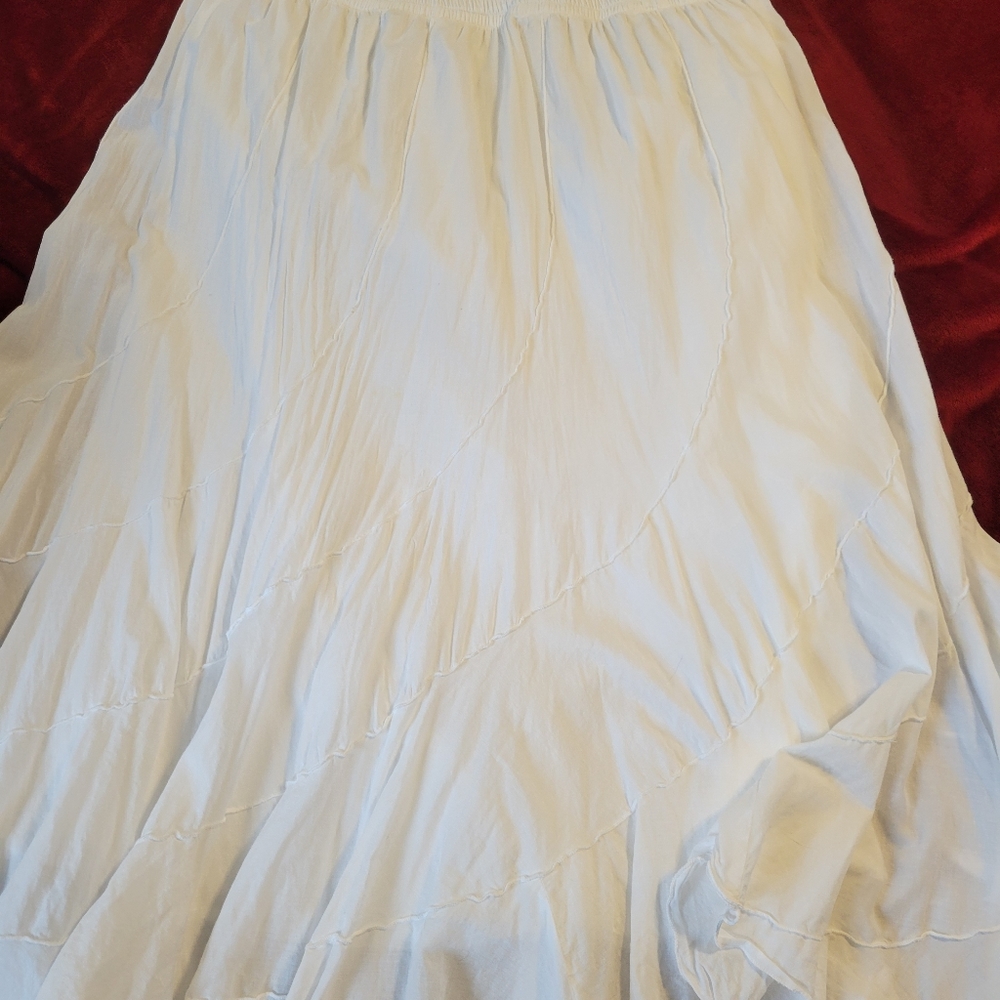 White skirt